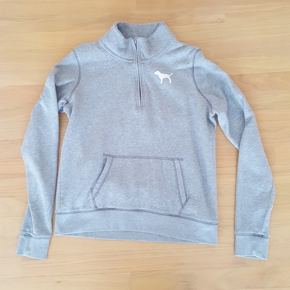 Victoria Secret Pink Quarter Zip Sweatshirt